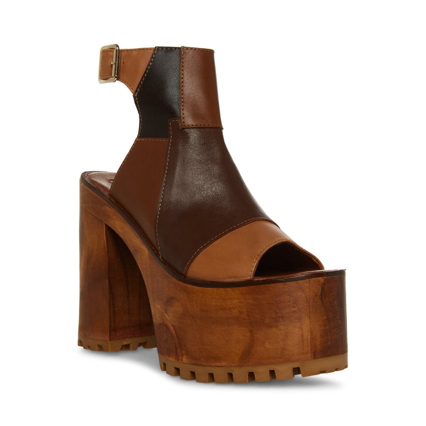 Steve Madden Tamari Platåsandaler Dame Brune | NPOHE9163