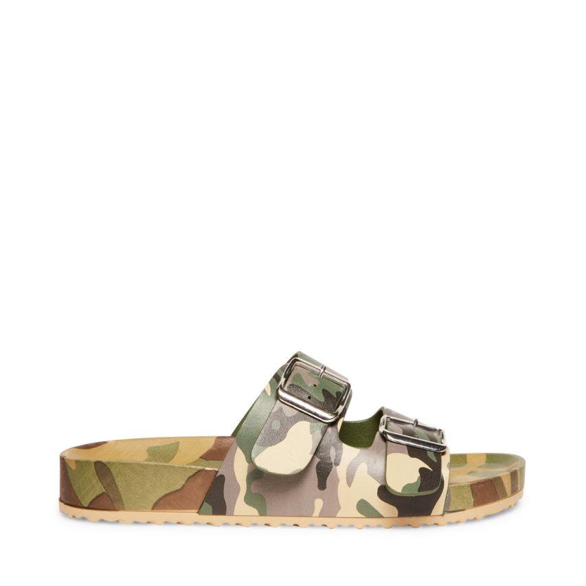 Steve Madden Teddy-t Camouflage Badesandaler Dame Camouflage | DBTPF2437