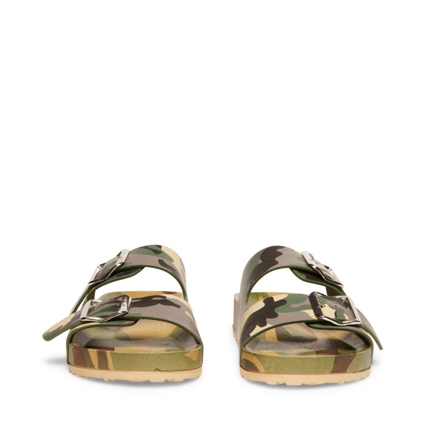 Steve Madden Teddy-t Camouflage Badesandaler Dame Camouflage | DBTPF2437