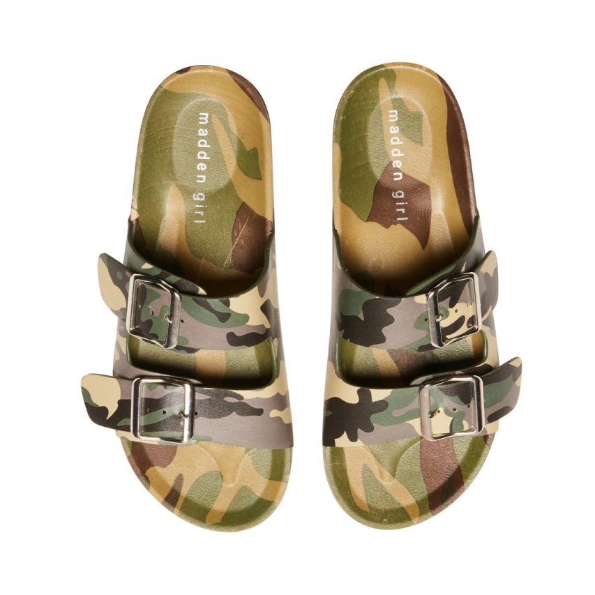 Steve Madden Teddy-t Camouflage Badesandaler Dame Camouflage | DBTPF2437