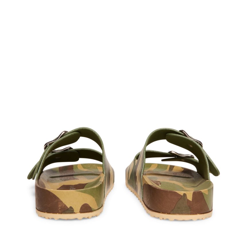 Steve Madden Teddy-t Camouflage Badesandaler Dame Camouflage | DBTPF2437