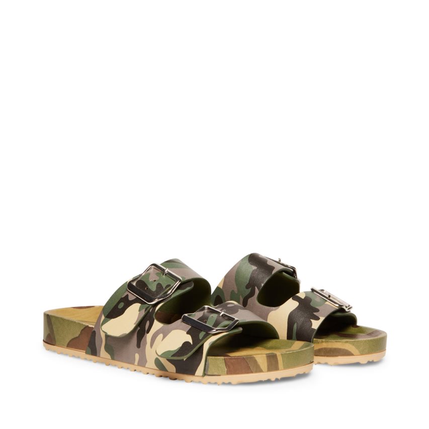 Steve Madden Teddy-t Camouflage Badesandaler Dame Camouflage | DBTPF2437