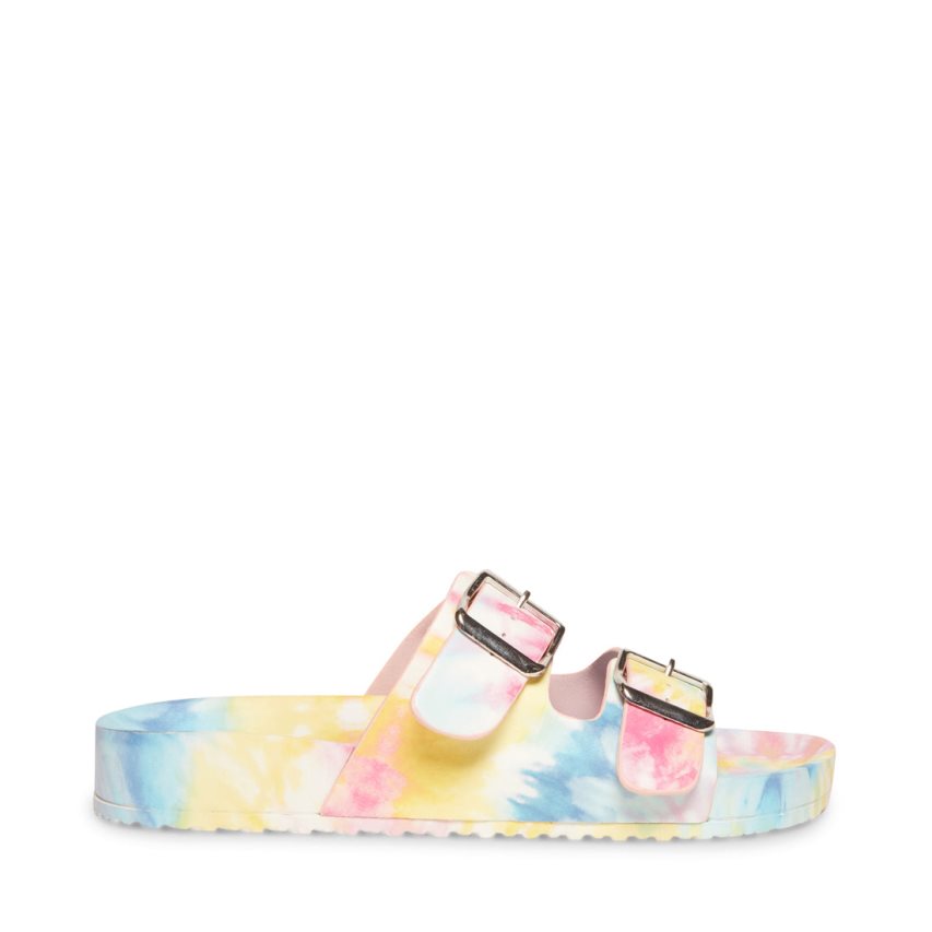 Steve Madden Teddy-t Pastel Badesandaler Dame Multicolor | NAXCM1283