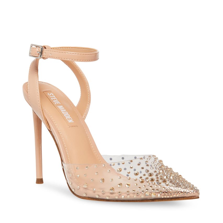 Steve Madden Venus Høye Hæler Dame Beige | CQYPB1645