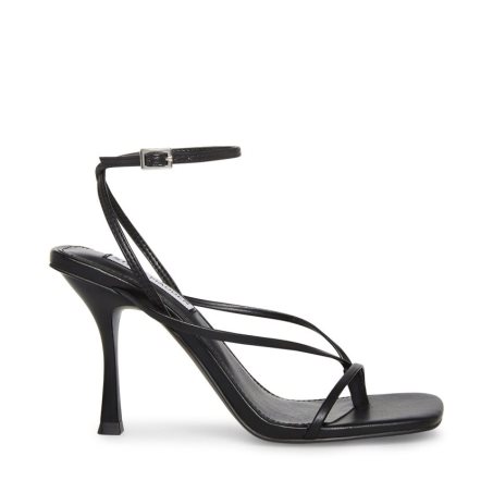 Steve Madden Annie Sandaler med Hæl Dame Svarte | RFYSP7026