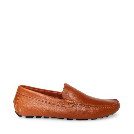 Steve Madden Bergamo Lær Loafers Herre Brune | DXLWZ8416