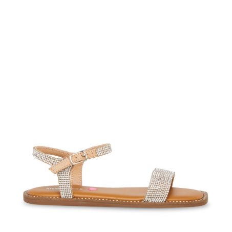 Steve Madden Jnishar Flate Sandaler Barn Sølv | PWYLH4271