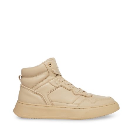 Steve Madden Jordee Lær Joggesko Herre Beige | ZYDBV9513