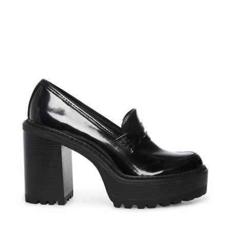 Steve Madden Kimberley Platform Sko Dame Svarte | GOQBF0536