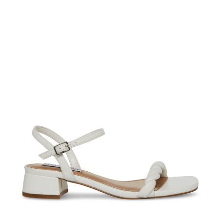 Steve Madden Magnetic Sandaler med Hæl Dame Hvite | UIMVD4970