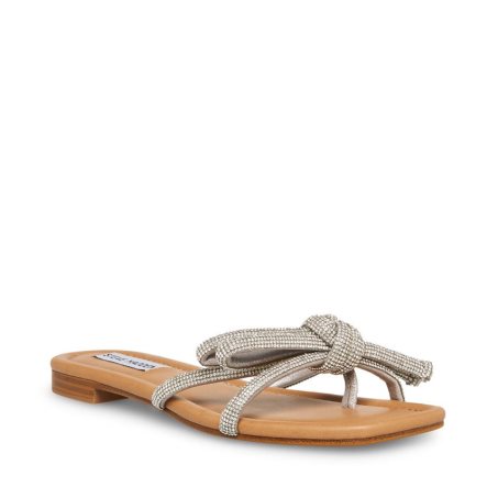 Steve Madden Maura-r Badesandaler Dame Sølv | LCETR4109