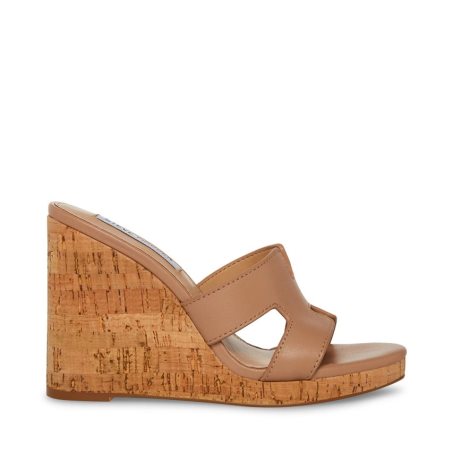 Steve Madden Mayson Lær Wedge Dame Brune | AHWOR5026