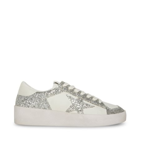 Steve Madden Perona Joggesko Dame Sølv | YLXMJ0392