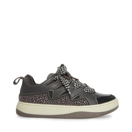 Steve Madden Roaring Joggesko Dame Svarte | EWAKV9512