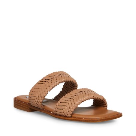 Steve Madden Sharyn Flate Sandaler Dame Brune | JSDMY8459