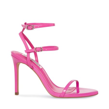 Steve Madden Theresa Patent Sandaler med Hæl Dame Rosa | TPAVW3650